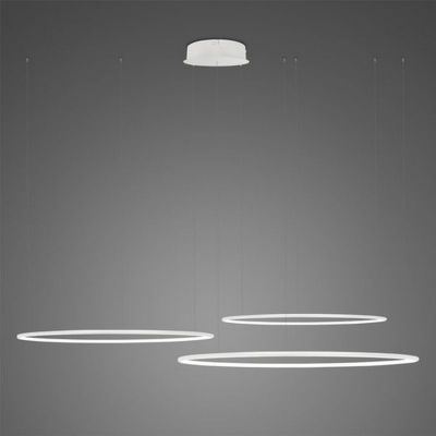 Altavola Design Ledowe Okręgi lampa wisząca 68W biała LA075/CO3_80_in_3k_white