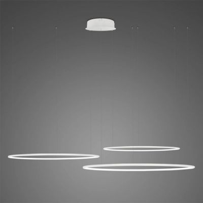 Altavola Design Ledowe Okręgi lampa wisząca 68W LED biały LA075/CO3_80_in_3k_white_dimm