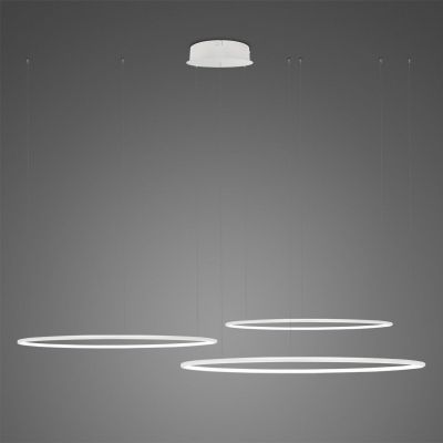 Altavola Design Ledowe Okręgi lampa wisząca 68W biała LA075/CO3_80_in_4k_white_dimm