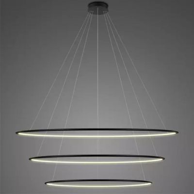 Altavola Design Ledowe Okręgi lampa wisząca 139W LED miedziany LA075/P_150_in_3k_black