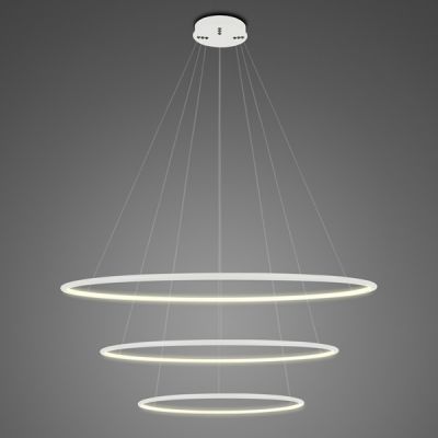 Altavola Design Ledowe Okręgi lampa wisząca 99W biała LA075/P_80_in_3k_white