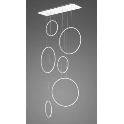 Altavola Design Ledowe Okręgi lampa wisząca 130W LED biały LA076/P_90_in_4k_white_dimm