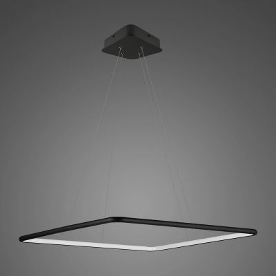 Altavola Design Ledowe Kwadraty lampa wisząca 1x19 W czarna LA079/P_40_in_4k_black