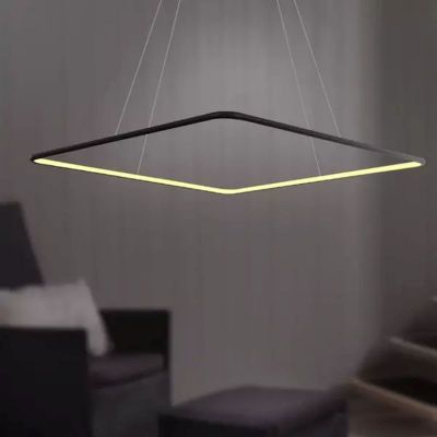 Altavola Design Ledowe Kwadraty lampa wisząca 1x29W czarny LA079/P_60_in_3k_black_dimm