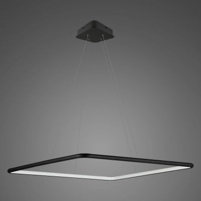 Altavola Design Ledowe Kwadraty lampa wisząca 1x29W czarny LA079/P_60_in_4k_black