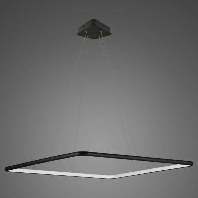 Altavola Design Ledowe Kwadraty lampa wisząca 1x38W czarny LA079/P_80_in_4k_black_dimm