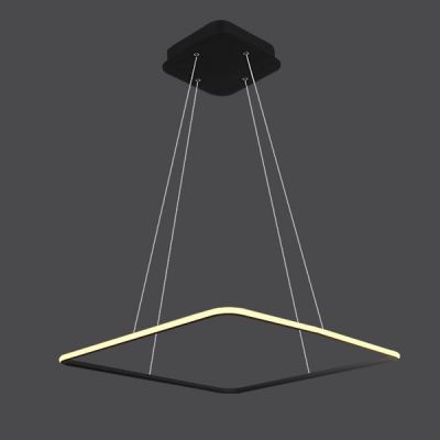 Altavola Design Ledowe Kwadraty lampa wisząca 1x39W czarna LA079/P_60_out_3k_black