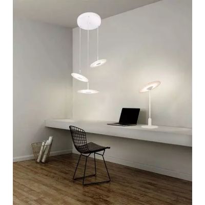 Altavola Design Vinyl T lampa stołowa 1x12W LED biały mat LA080/T