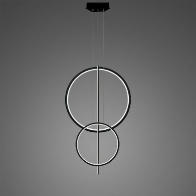 Altavola Design Linea lampa wisząca 51W czarny LA087/2P_60_40_100_3k_black