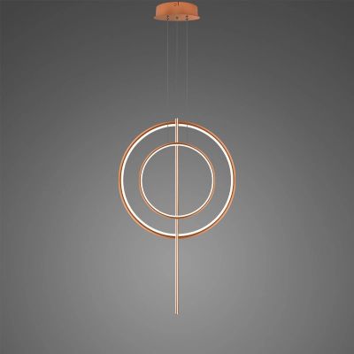 Altavola Design Linea lampa wisząca 3x51 W miedź LA087/2P_60_40_100_3k_copper