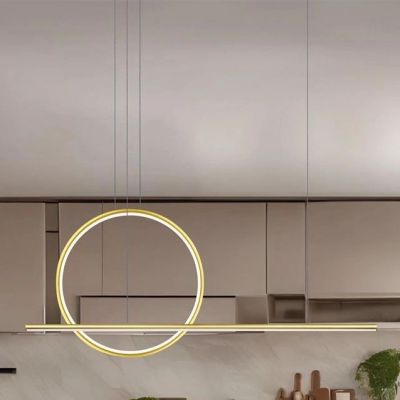 Altavola Design Linea lampa wisząca 30 W złota LA087/PX100_40_3k_gold