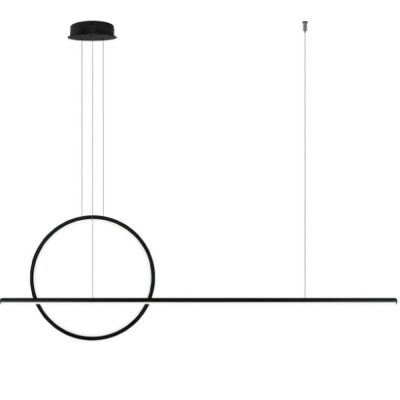 Altavola Design Linea lampa wisząca 2x30 W czarna LA087/PX143_40_3k_30W_black