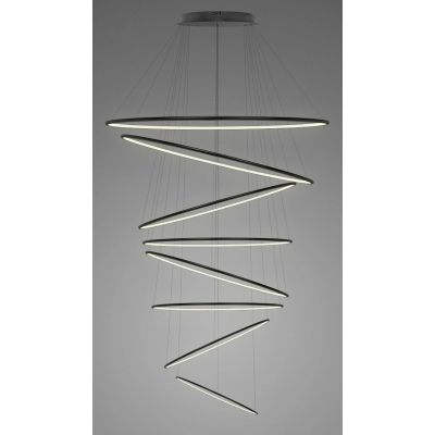 Altavola Design Ledowe Okręgi lampa wisząca 546W LED czarny LA088/P_230_in_3k_black