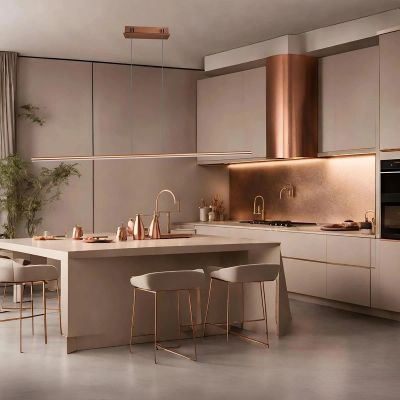 Altavola Design Linea lampa wisząca 1x12 W miedź LA089/P_100_3k_copper