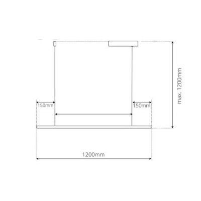 Altavola Design Led Shape lampa wisząca 1x15 W srebrna LA089/P2_120_3k_silver_dimm