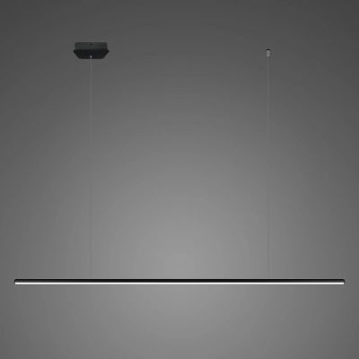 Altavola Design Linea lampa wisząca 1x15W czarny LA089/P2_120_3k_black