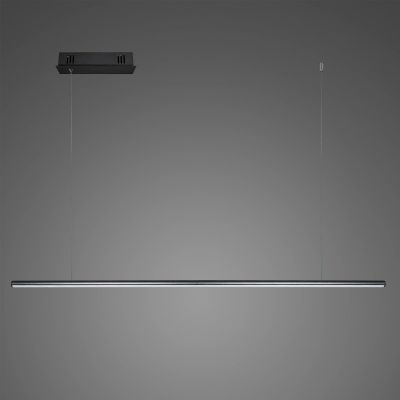 Altavola Design Linea lampa wisząca 1x15 W czarna LA089/P2_120_4k_black_dimm