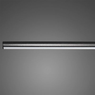 Altavola Design Linea lampa wisząca 1x15 W czarna LA089/P2_120_4k_black_dimm