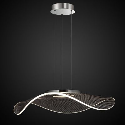 Altavola Design Velo lampa wisząca 1x30W chrom/przezroczysty LA101/P1_chrom