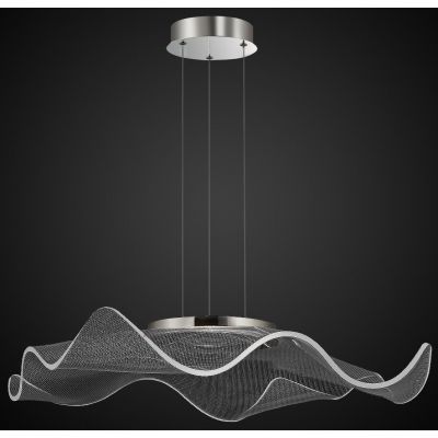 Altavola Design Velo lampa wisząca 1x30W LED chrom/przezroczysty LA101/P2_chrom
