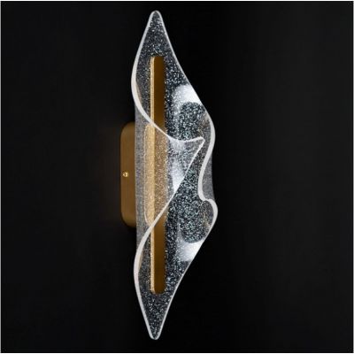 Altavola Design Velo kinkiet 1x12 W przezroczysty-złoty LA101/W_gold_sh