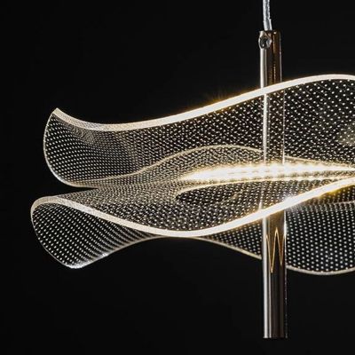 Altavola Design Mariposa lampa wisząca 1x6 W przezroczysta-różowe złoto LA102/P_3000K