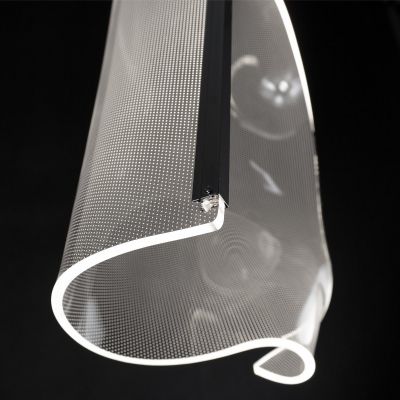 Altavola Design Cortina lampa wisząca 1x10W LED chrom/przezroczysty LA103/P