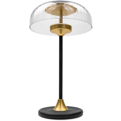 Altavola Design Vitrum lampa stołowa 1x7,2W LED czarny mat/złoty satynowy LA104/T