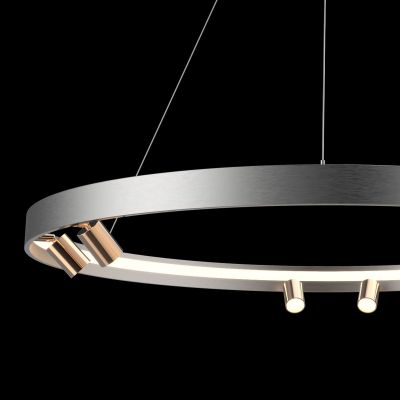 Altavola Design Spectra lampa wisząca 7x67 W złota-szary/popielaty LA114/P_90_6+1_grey_gold