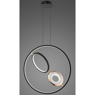 Altavola Design Seppia lampa wisząca 45W LED czarny/złoty LA115/X_62_1+2_3k_black_gold