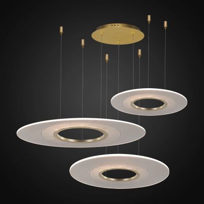 Altavola Design Eclipse lampa wisząca 80W złoty/przezroczysty LA116/P3_97_3k_gold