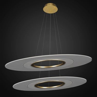 Altavola Design Eclipse lampa wisząca 48W złoty/przezroczysty LA116/P2_97_3k_gold