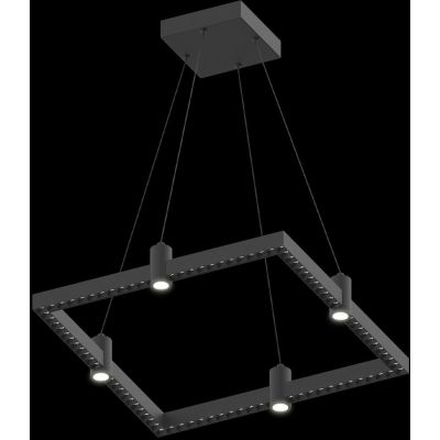 Altavola Design Diamante lampa wisząca 5x36W czarna LA117/P1_67_black