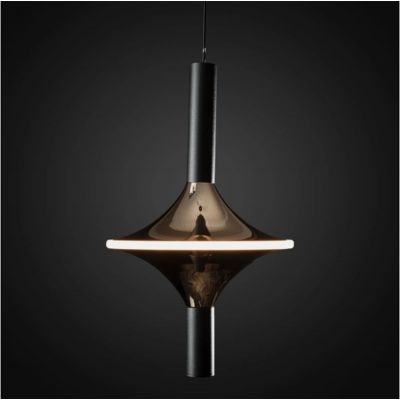 Altavola Design Spinoza lampa wisząca 1x12 W przezroczysta-złota LA120/P