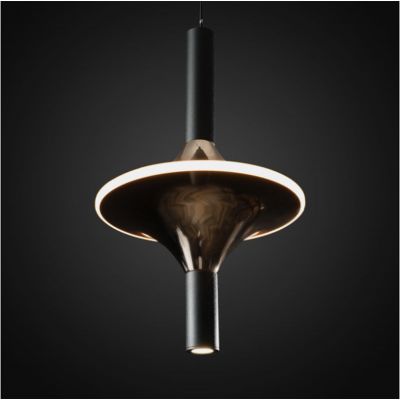 Altavola Design Spinoza lampa wisząca 1x12 W przezroczysta-złota LA120/P