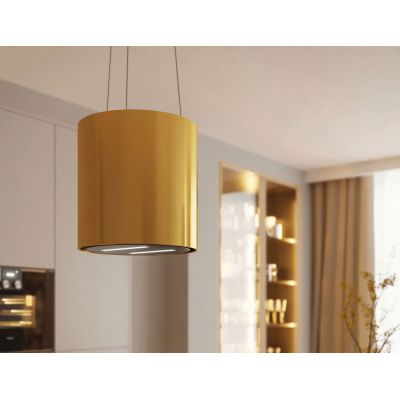 Maan Malwa Linki okap kuchenny 39 cm wyspowy złoty połysk OMALL439HEGC.S3.IN.SA2.ZL3.KSB.FW_EO