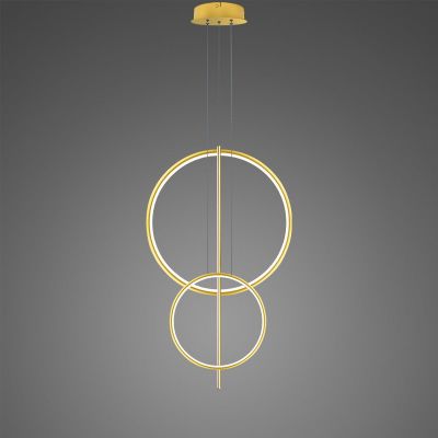 Altavola Design Linea No. 5 lampa wisząca 51 W złota LA087/2P_60_40_100_4k_gold