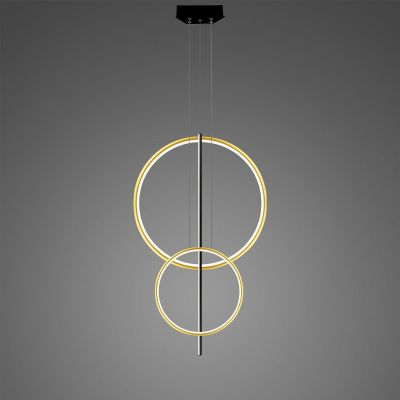Altavola Design Linea No. 5 lampa wisząca 51 W złota/czarna LA087/2P_60_40_100_3k_gold_black