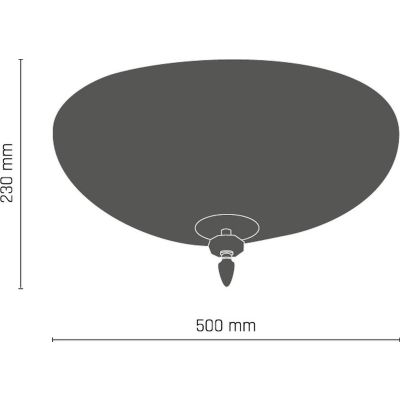 Amplex Modena plafon 3x60W złoty 8714