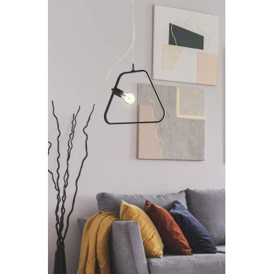 Apeti Ikaria lampa wisząca 2x60 W czarna A0023-321