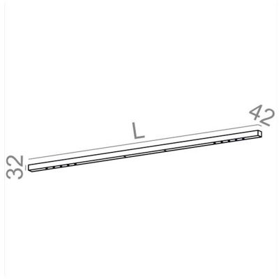 Aqform Mixline lampa podsufitowa x17 W czarna 40286-M927-W3-00-12