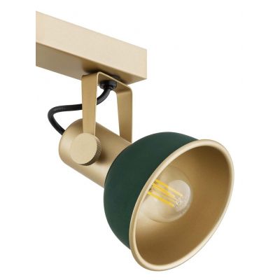 Argon Lenora lampa podsufitowa 4x7W zielony/złoty 1800