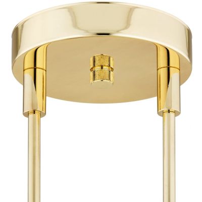 Argon Absos lampa podsufitowa 4x7W biały/brązowy/mosiądz 1840