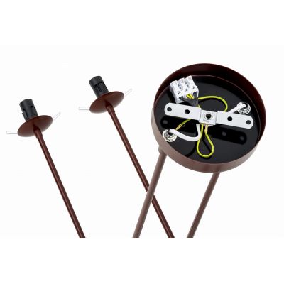 Argon Absos lampa podsufitowa 4x7W biały/brązowy 1842