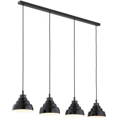 Argon Ventura lampa wisząca 4x15 W czarna-tytan 1858