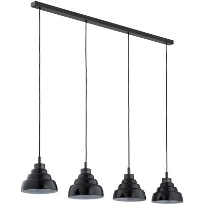 Argon Ventura lampa wisząca 4x15 W czarna-tytan 1858