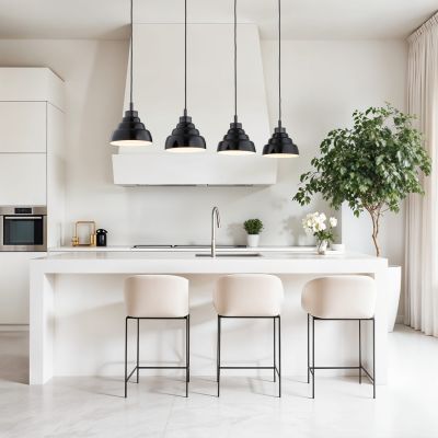 Argon Ventura lampa wisząca 4x15 W czarna-tytan 1858