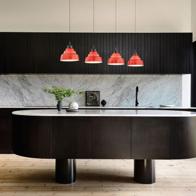 Argon Ventura lampa wisząca 4x15 W czerwona-tytan 1859