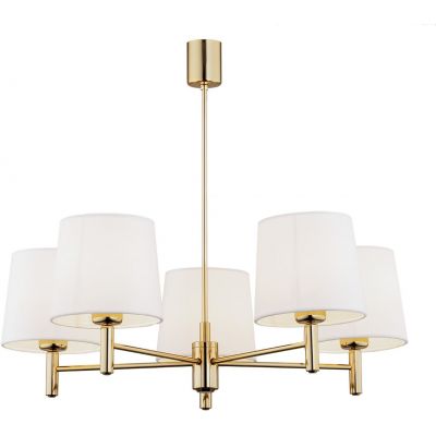 Argon Ponte Plus lampa podsufitowa 5x15W śmietankowy/ciemny mosiądz 2106