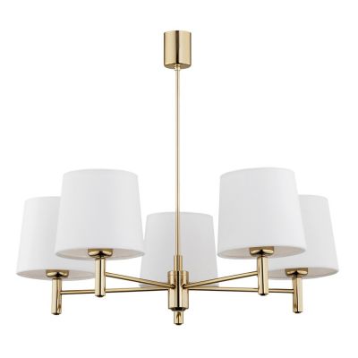 Argon Ponte Plus lampa podsufitowa 5x15W śmietankowy/ciemny mosiądz 2106